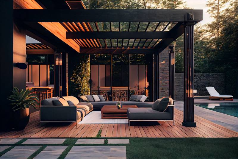 Faites construire votre pergola en aluminium sur mesure à toit fixe ou bioclimatique à Toulouse en Haute Garonne